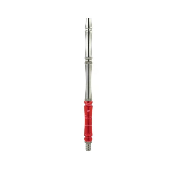 Moze Stainless Steel Wavy Red hookah mouthpiece