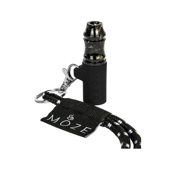 Moze Tip II Gold Line Black personal mouth tip