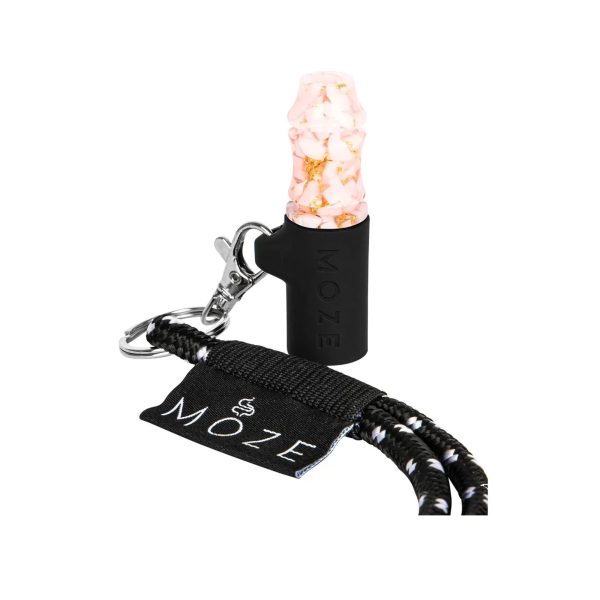 Moze Tip II Gold Line Pink personal mouth tip