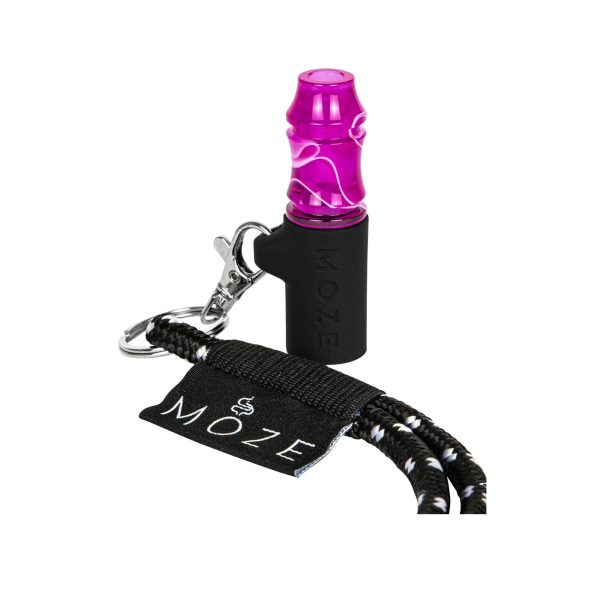 Moze Tip II Wavy Line Purple personal mouth tip