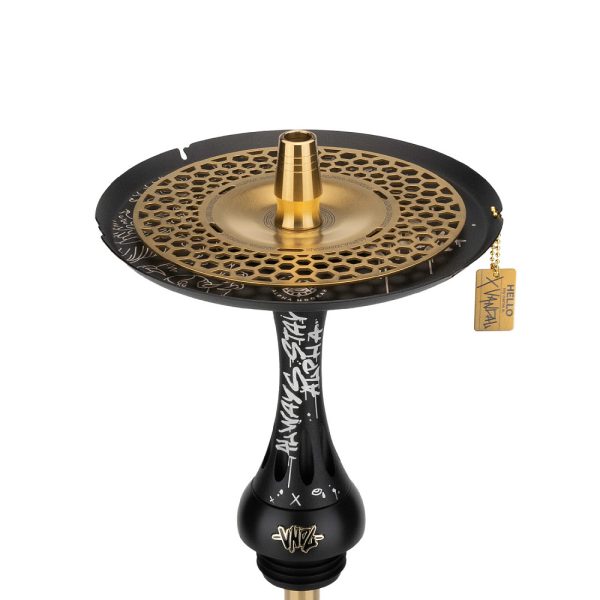 Alpha Hookah Hover Hexagon Gold plate grid - Image 2