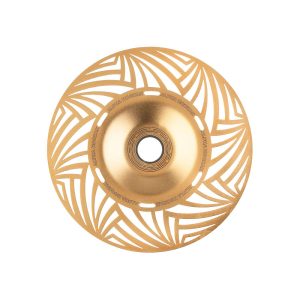 Alpha Hookah Hover Leaf Gold plate grid