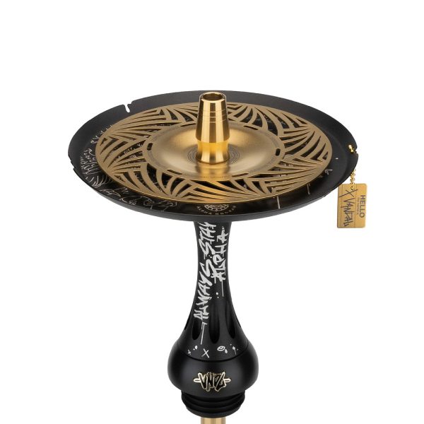 Alpha Hookah Hover Leaf Gold plate grid - Image 2