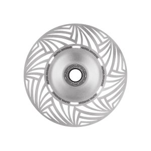 Alpha Hookah Hover Leaf Silver plate grid