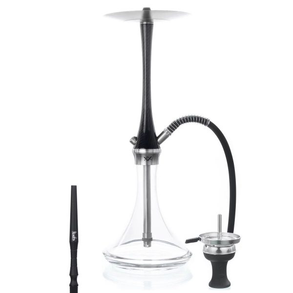 Aladin Valentino Full Carbon Black Hookah
