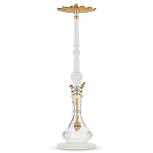 Dschinni Legend Silver Alu Art White Hookah