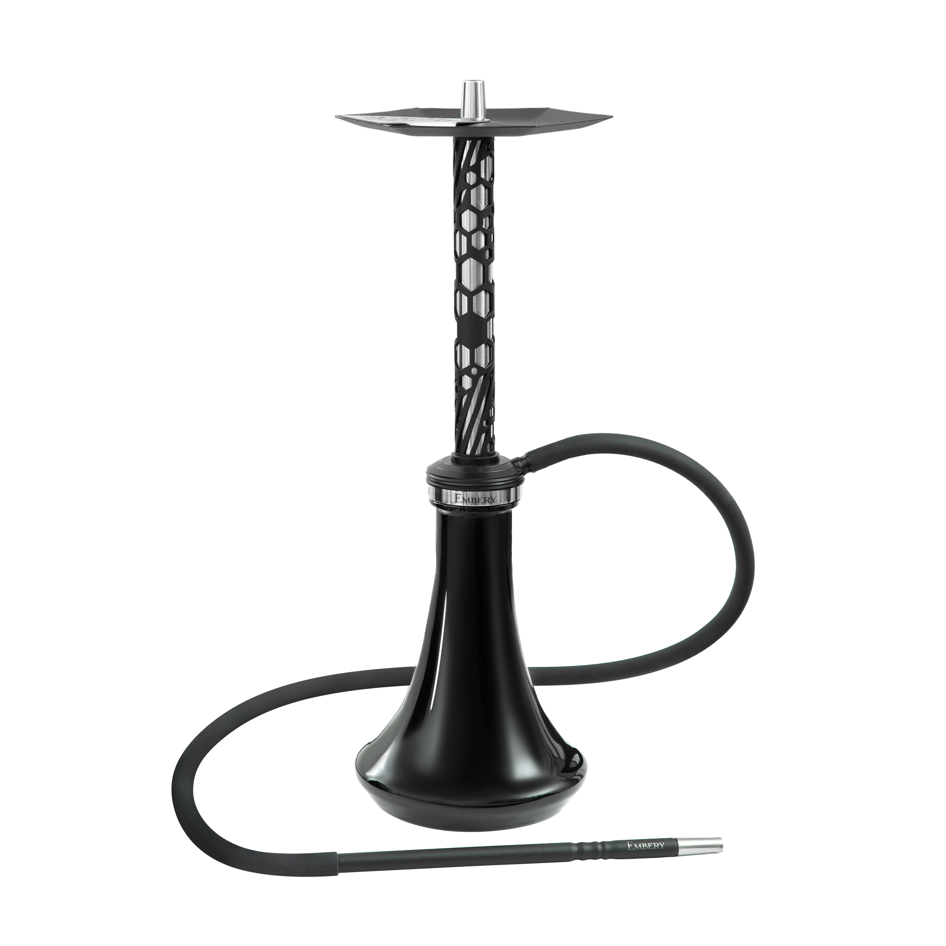 Embery MONO-H 4.0 Silver Black Hookah