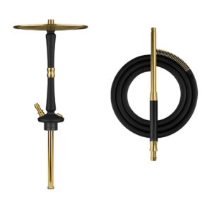 Hoob Go Black x Gold Hookah