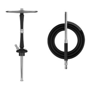 Hoob Go Black x Stainless Steel Hookah