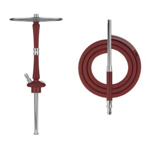 Hoob Go Wine Red x Stainless Steel Hookah