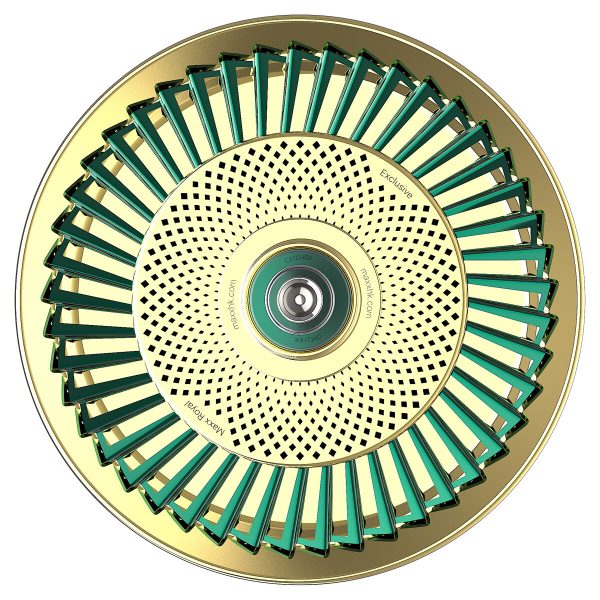 Maxx Royal Emerald Gold Screw Hookah - Image 3