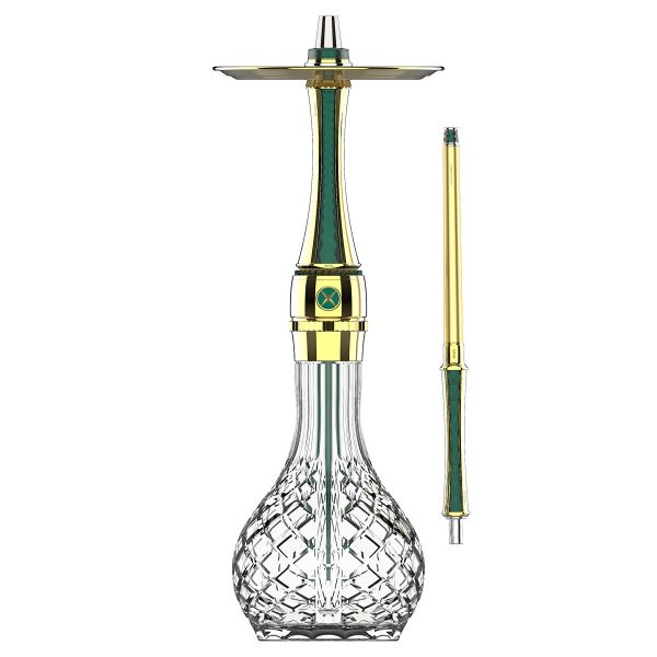 Maxx Royal Emerald Gold Screw Hookah