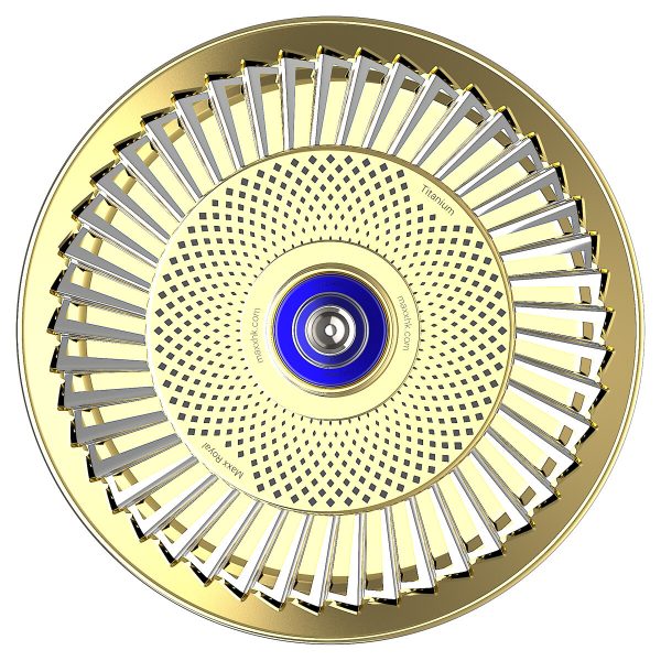 Maxx Royal Ocean Gold Screw Hookah - Image 3