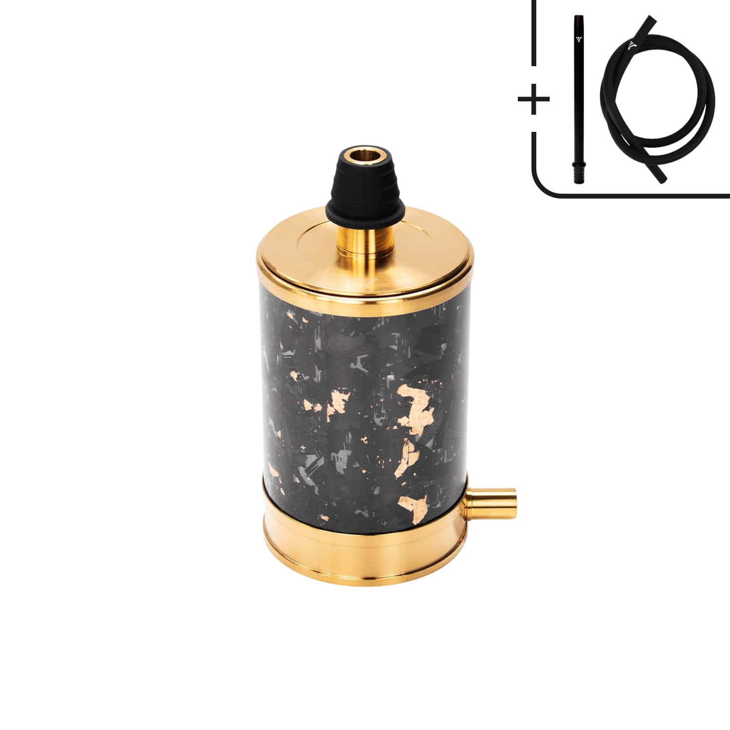 Vyro One V3 - Forged Gold Hookah Set