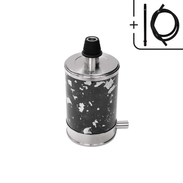 Vyro One V3 - Forged Silver Hookah Set