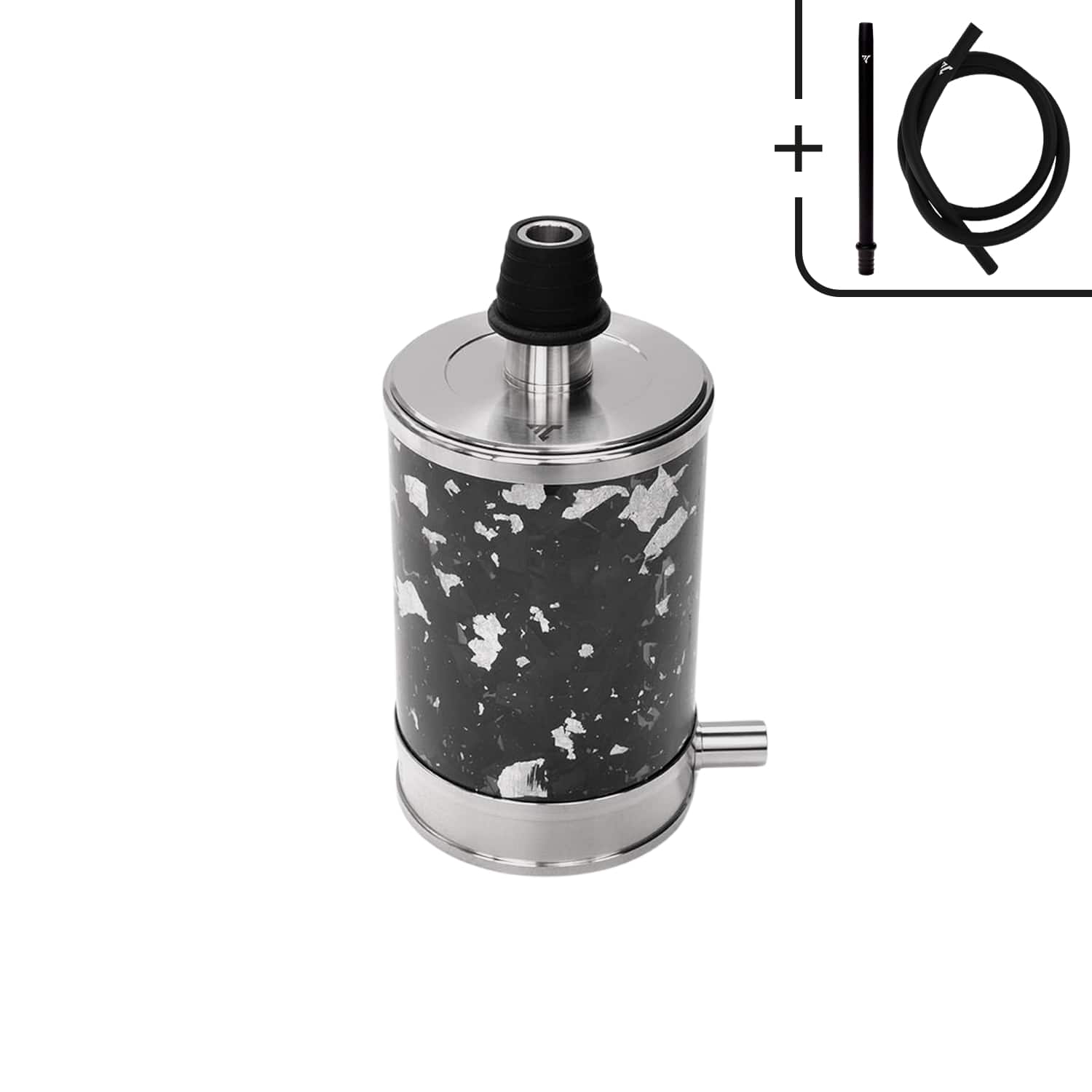 Vyro One V3 - Forged Silver Hookah Set