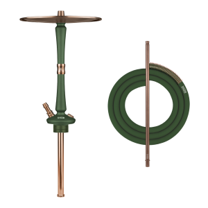 Hoob Go British Racing Green x Bronze Hookah