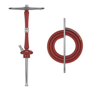 Hoob Go Wine Red x Stainless Steel Hookah