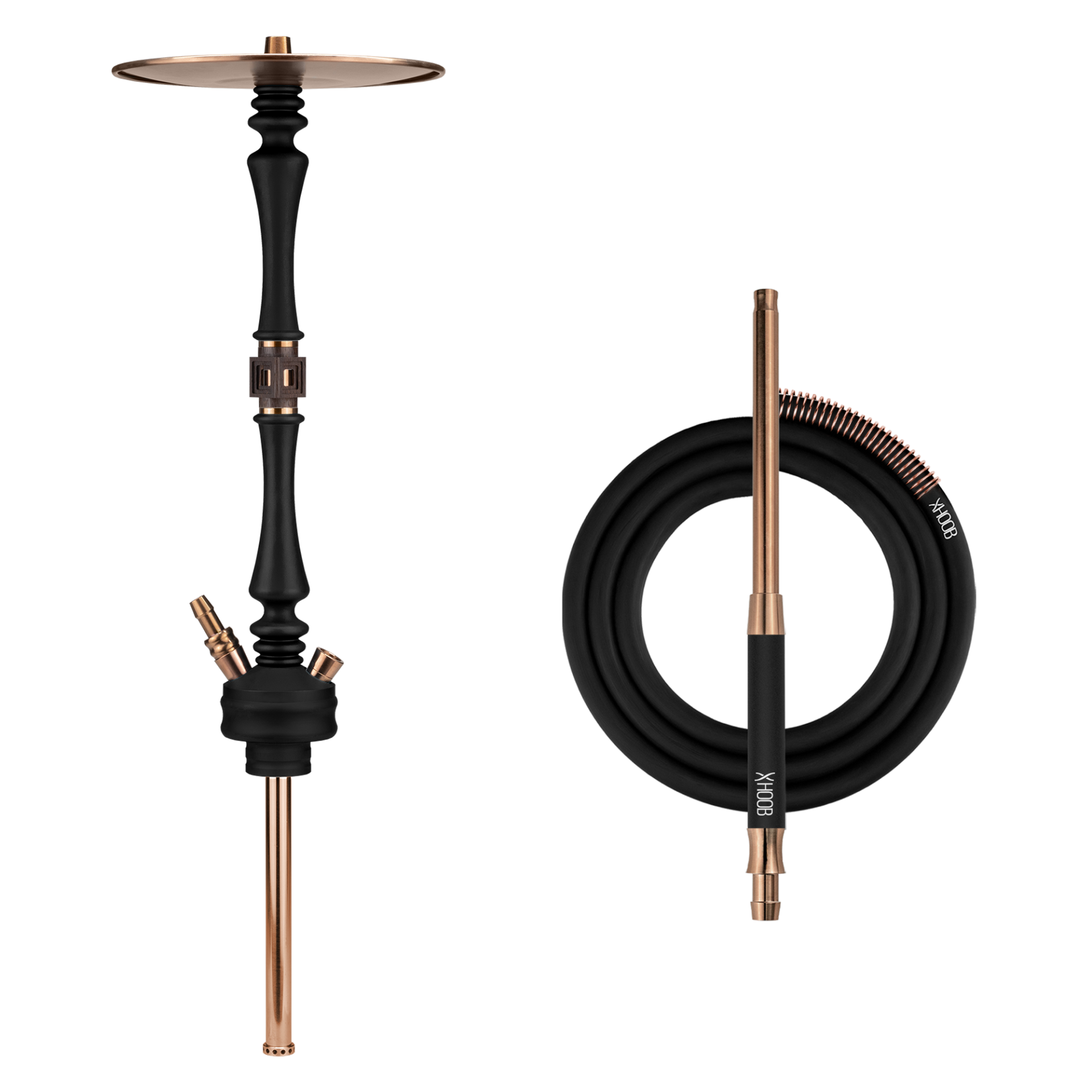 Hoob Mars Black x Bronze Hookah