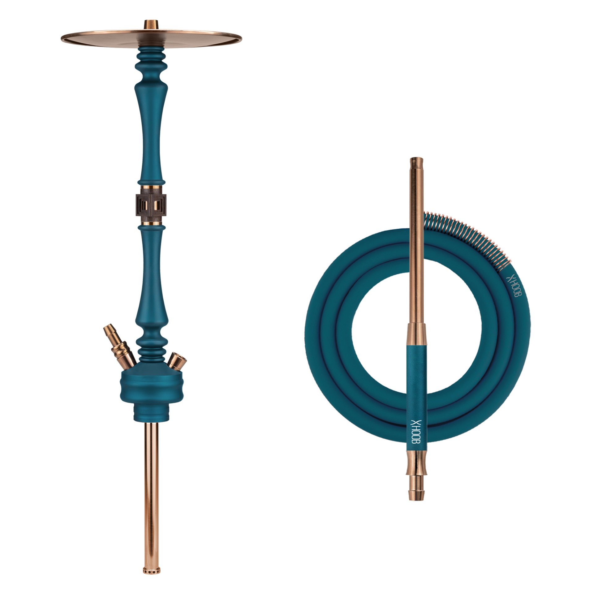Hoob Mars Marine Blue x Bronze Hookah