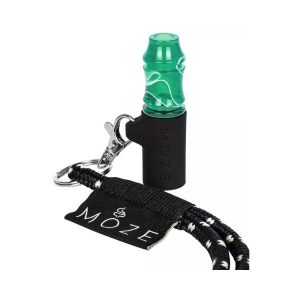 Moze Tip II Wavy Line Green personal mouth tip