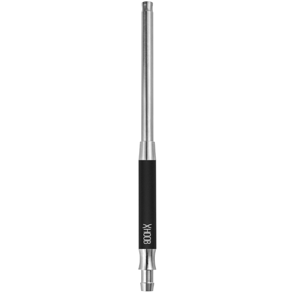 Hoob SMPL V2 Black x Stainless Steel hookah mouthpiece