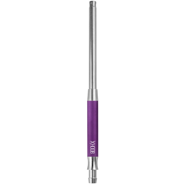 Hoob SMPL V2 Royal Purple x Stainless Steel hookah mouthpiece