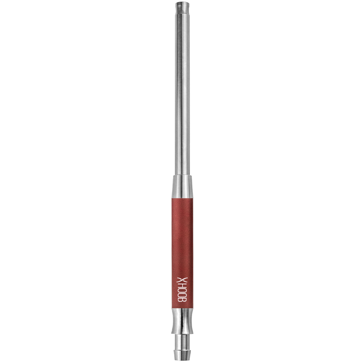 Hoob SMPL V2 Wine Red x Stainless Steel hookah mouthpiece