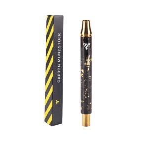 VYRO Carbon Forged Gold hookah mouthpiece