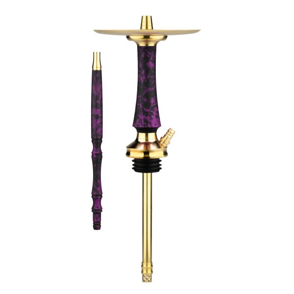 Voodoo Steel Down - Poison Violet Matte Hookah