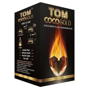 Tom Cococha Gold hookah charcoal (25mm)