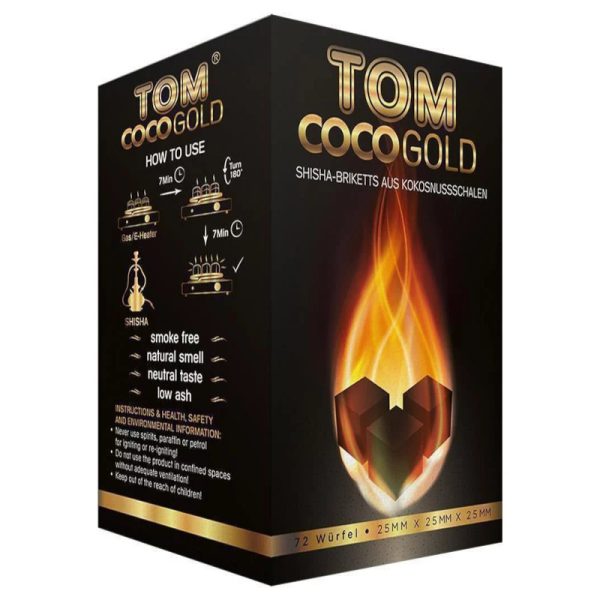 Tom Cococha Gold hookah charcoal (25mm)