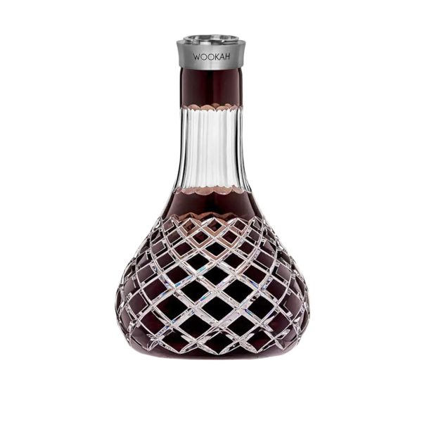 Wookah Check Brown Mastercut Vase