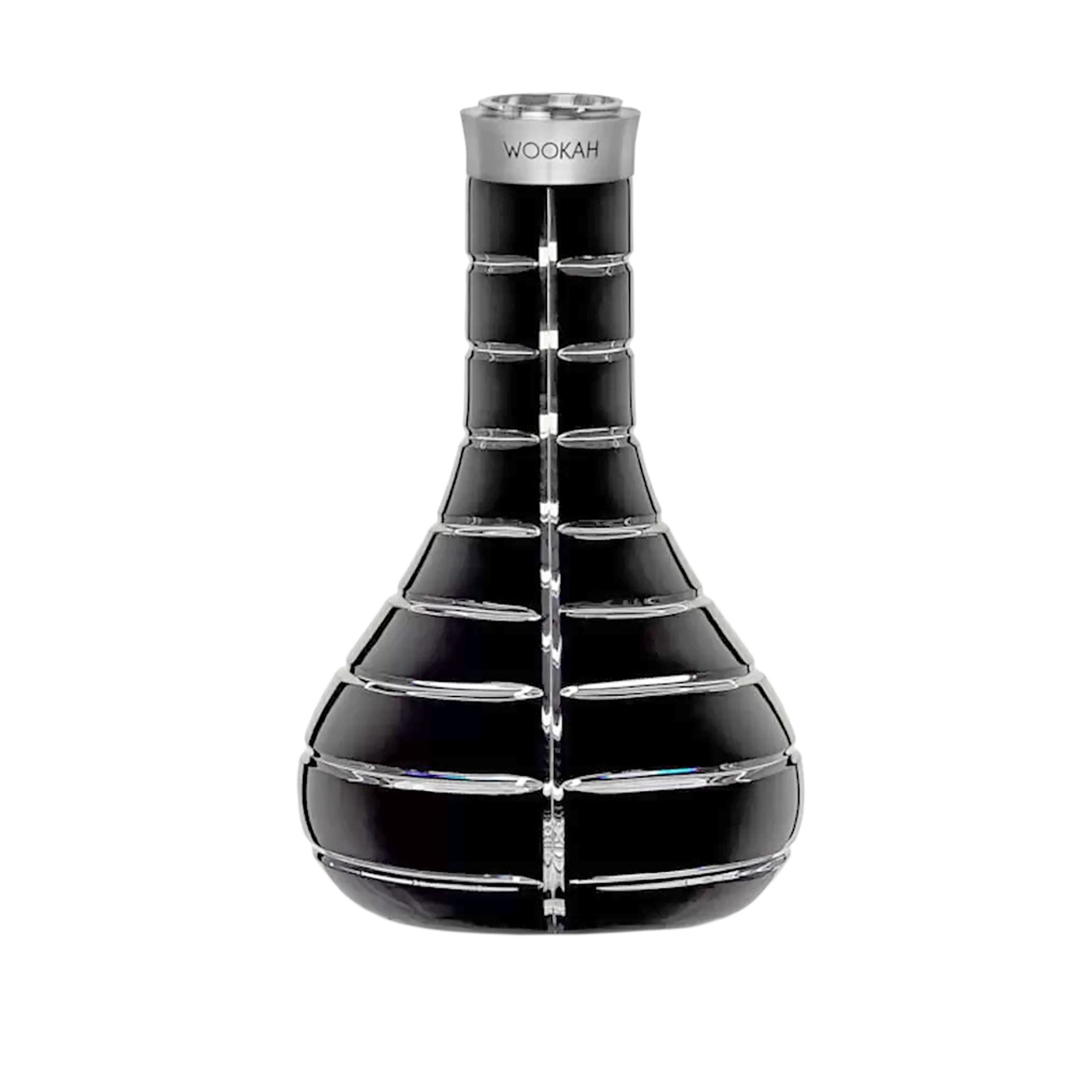 Wookah Striped Black Mastercut Vase