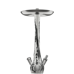 Wookah White-Black Hookah