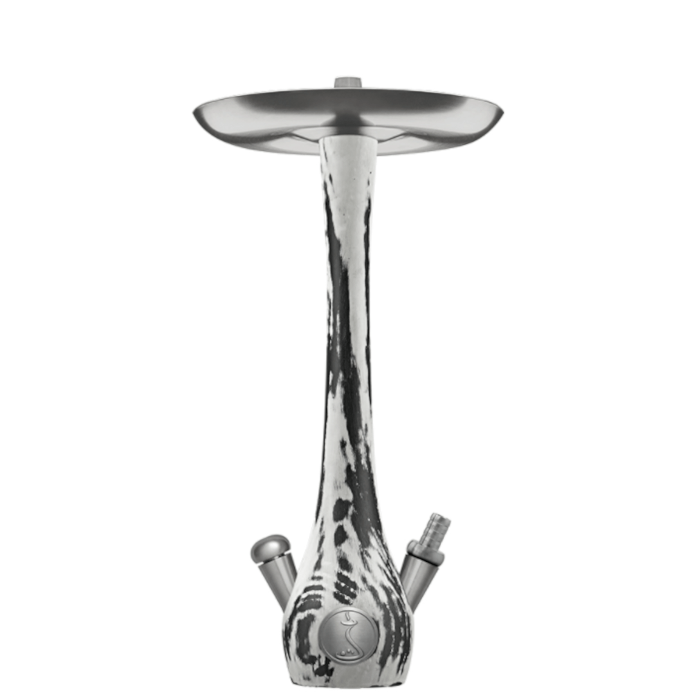 Wookah White-Black Hookah