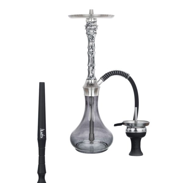 Aladin Epox 540 Black Silver Hookah