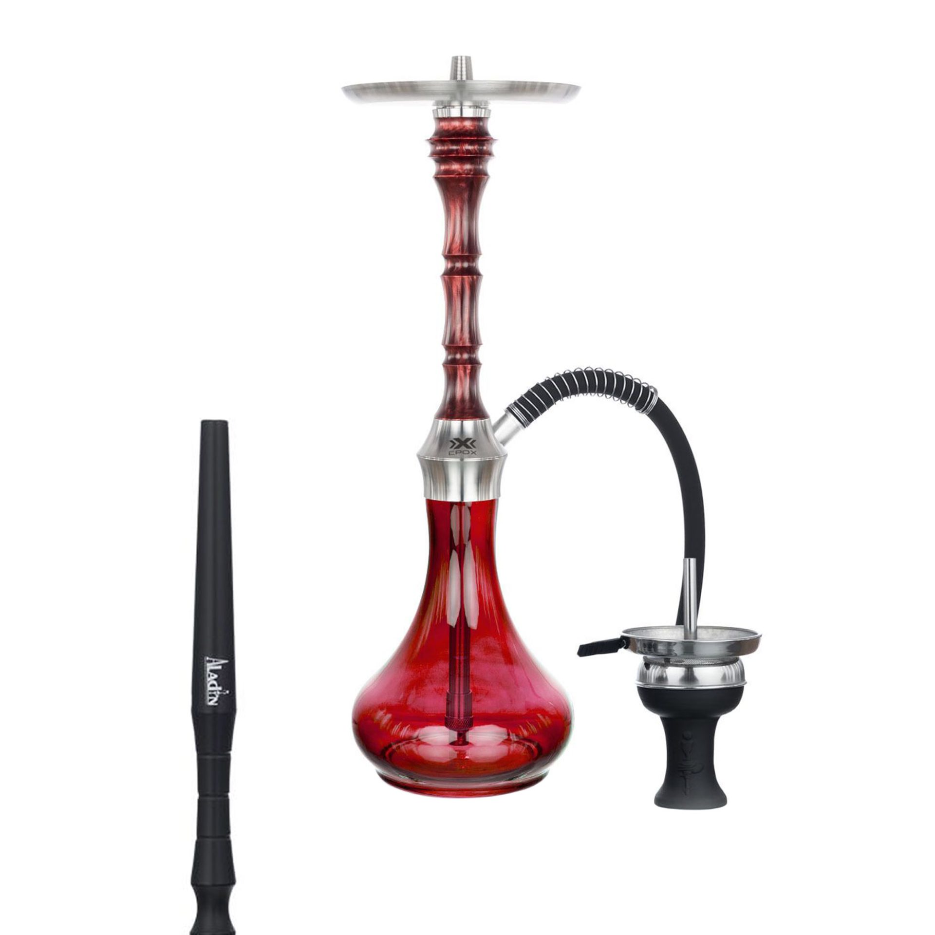 Aladin Epox 540 Red Black Hookah