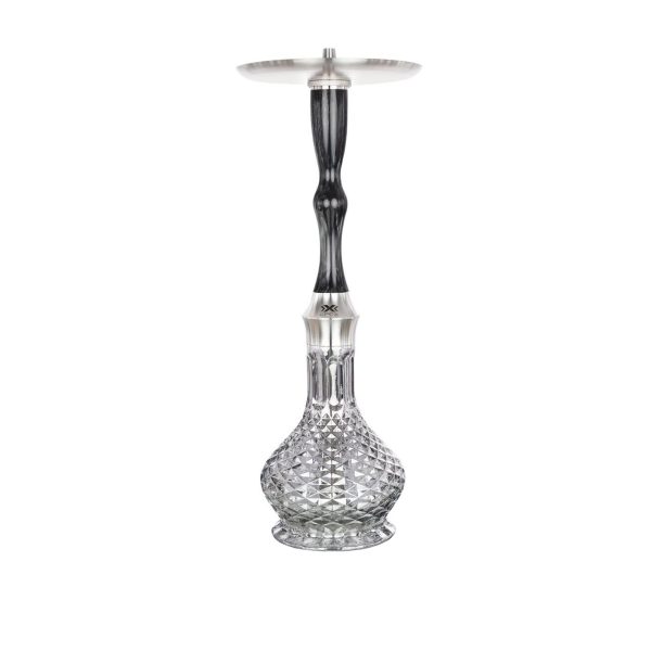 Aladin Epox 555 Black Silver Hookah - Image 2
