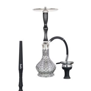 Aladin Epox 555 Black Silver Hookah
