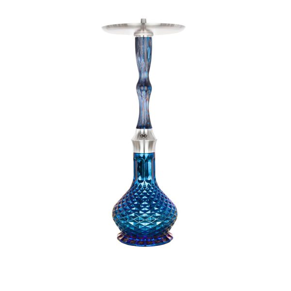 Aladin Epox 555 Metallic Blue Hookah - Image 2