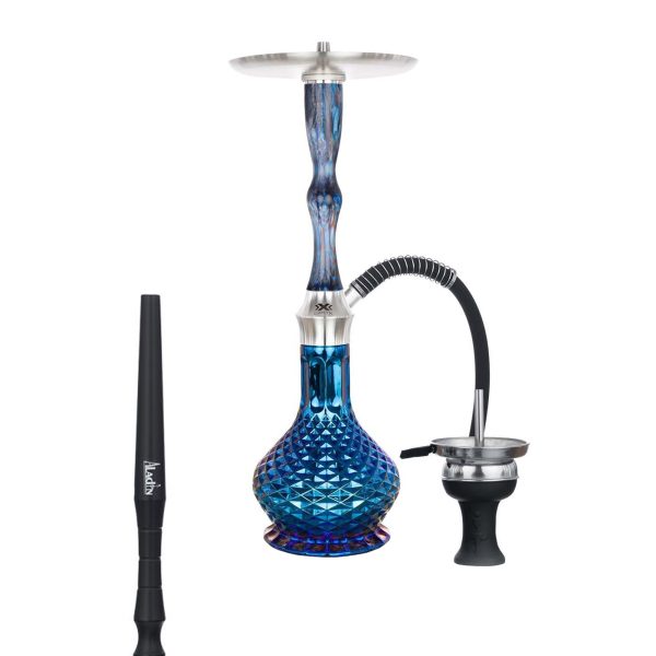 Aladin Epox 555 Metallic Blue Hookah