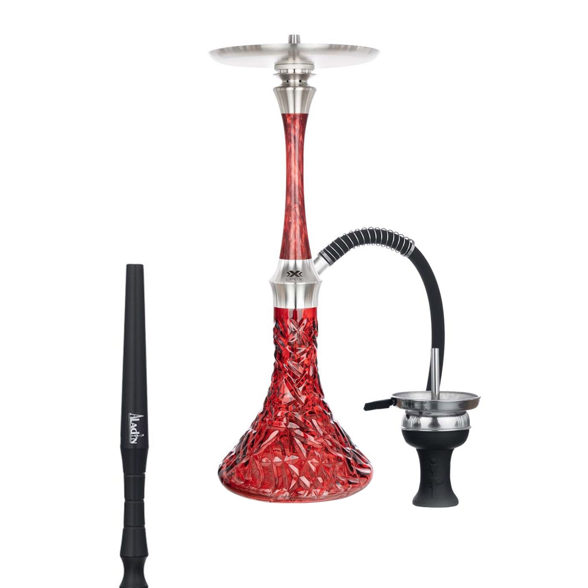 Aladin Epox 580 Red Black Hookah