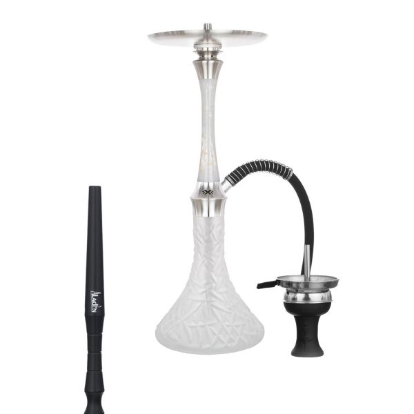 Aladin Epox 580 White Silver Hookah