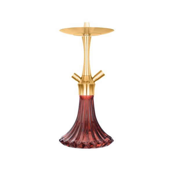Aladin MVP A36 Gold Dark Red Hookah - Image 2