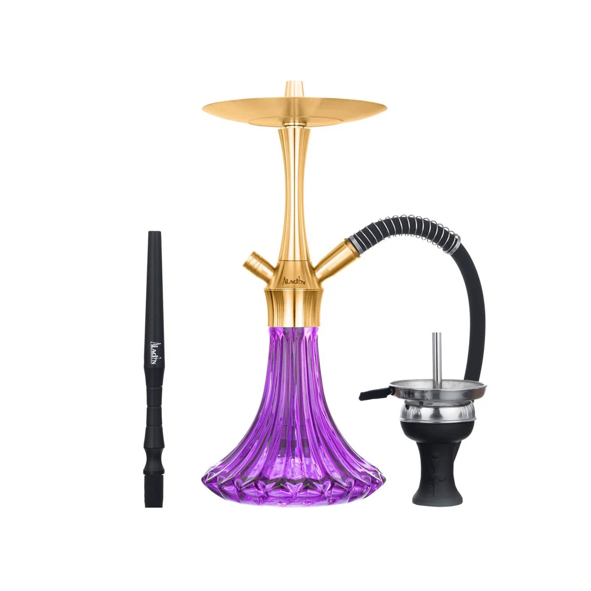 Aladin MVP A36 Gold Purple Hookah