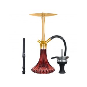 Aladin MVP A46 Gold Dark Red Hookah
