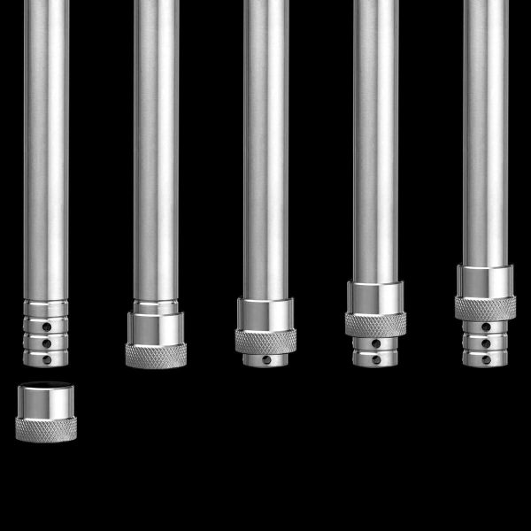 Aladin Epox 360 Black Everything Flat Hookah - Image 4