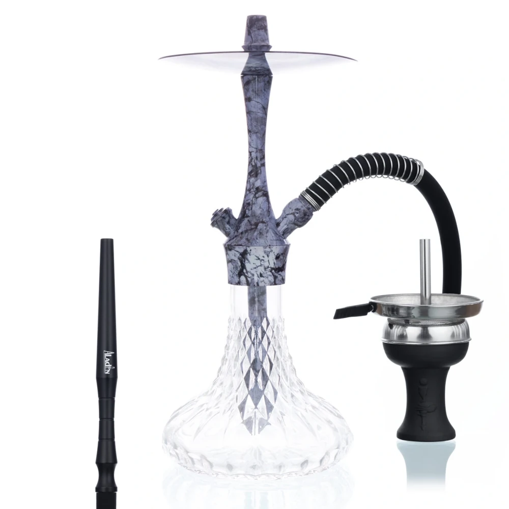 Aladin Alux 380 White Marmor Hookah