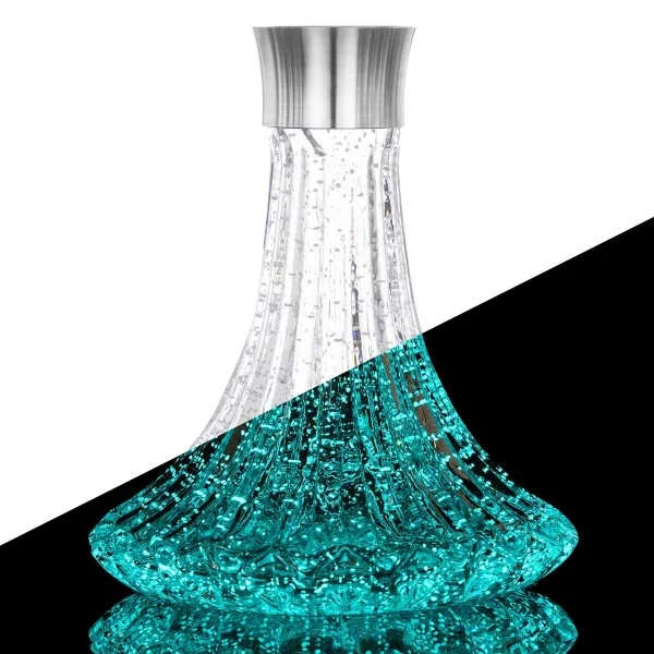 MVP Epox 360 Pattern Glow Blue Hookah Vase